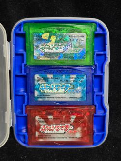 Nintendo Game Boy Advance / Japanese Pokemon Ruby Sapphire Emerald set