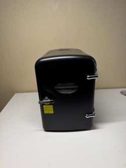 Brand New Black Portable Mini Fridge – Compact Personal Refrigerator