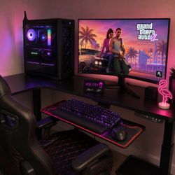 Complete Gaming Setup ā PC + Electric Desk + Chair + Monitor | San Diego Sold as a complete bundle ā