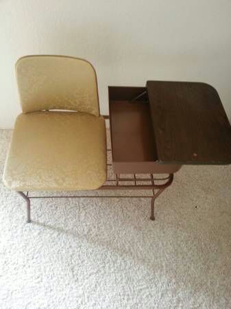Mid-century Modern Gossip Bench