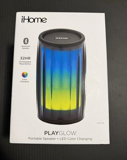 iHome PLAYGLOW Color Changing Bluetooth Speaker (iBT785B)