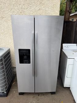 Amana Stainless Steel Side-by-Side Refrigerator