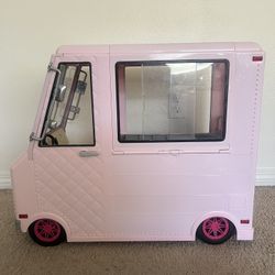 Pink Doll Ice Cream Car