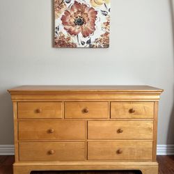 Solid Wood Dresser By Stanley 