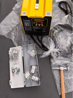 Spot Welder Dent Puller, 300W Stud Welder Dent Repair Kit with Heat Gun, Auto/Manual Welding Mode, 110V Auto Body Spot Welding Dent Repair Machine for