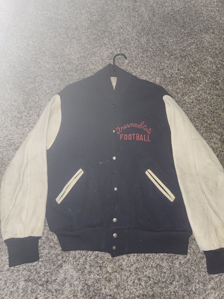 Authentic 1954 Fresno State Football Varsity Jacket