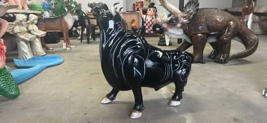 Bull  Fat small  Aluminum Statue!!!!!