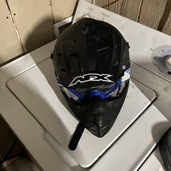 Dirt bike Helmet And Goggles 