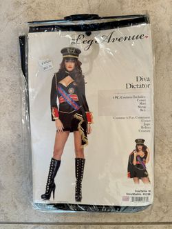Halloween Costume - New - Diva Dictator By Leg Avenue 
