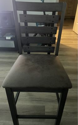 Table and four chairs