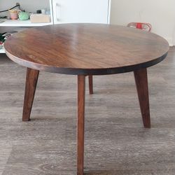 A Beautiful Wooden Round Coffee Table on sale