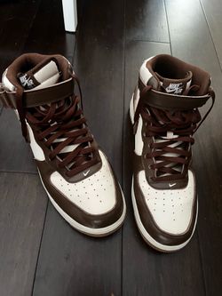 Nike Air Force 1 mid brown plaid
