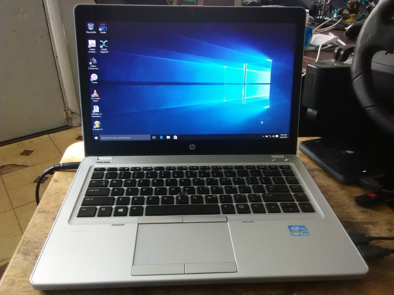 HP Windows 10 laptop with MS Office Pro, MS Project and MS VIsio plus Acrobat Pro and Fruity Loops Producer Ed $250