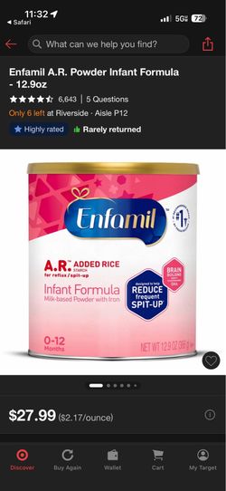 Baby formula