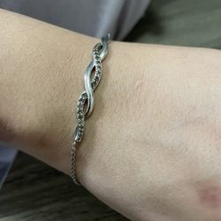 Silver 925 Bracelet With Diamond 💎!