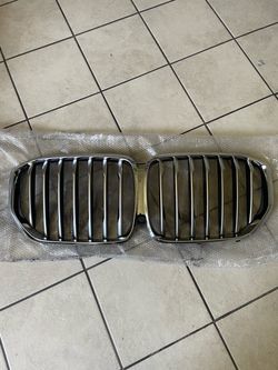 2019~2024 BMW X5 G05 OEM Front Bumper Upper Radiator Kidney Grille