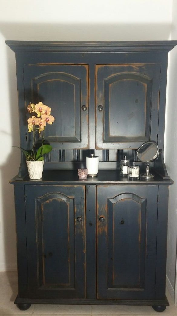 Original Eddy West Custom Made Linen Cupboard For Sale In Bonita