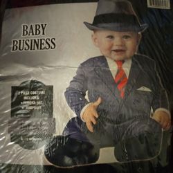 Costume BOSS BABY Size 6months 9months 12months Like New Business Suit with Hat $8 Poinciana Kissimmee 34758 