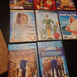 Blu-ray DVD Movies Lot