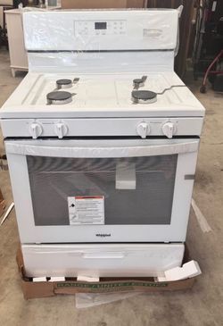 Whirlpool 30-in 4 Burners 5.1-cu ft Freestanding Gas Range in. White