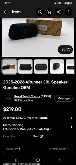 25 4 runner   blutooth  speaker