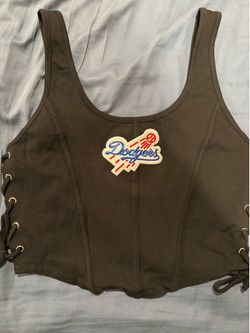 Dodgers corset style top size medium