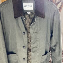 ORVIS men classic collection - Quilted Inside Khaki jacket- Size M