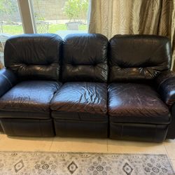 LaZboy 3 Seater Leather Recliner couches