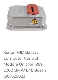BMW E46 1(contact info removed) Ballast