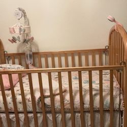 Butterfly Lambs & Ivy Baby Crib Bedding Set.