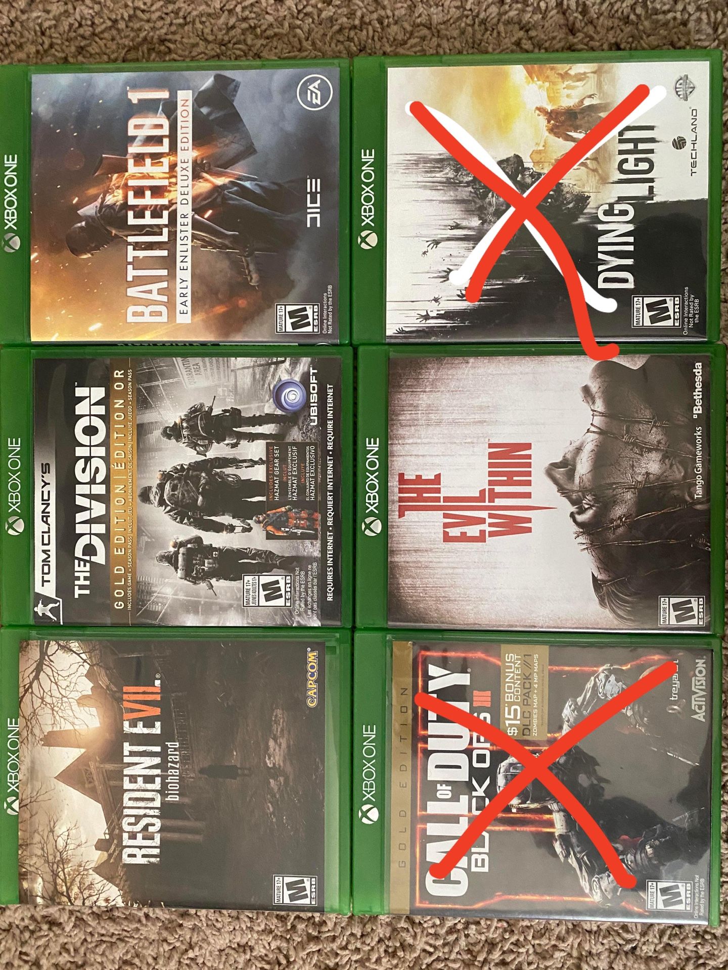 xbox one games!