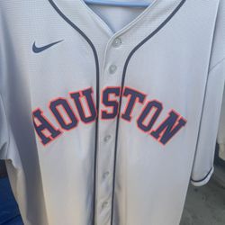 Men's Houston Astros Official Blank  Jersey