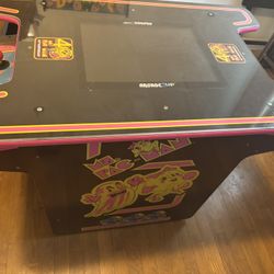 Mrs PAC-MAN Head To Head Arcade Table With 12 Games