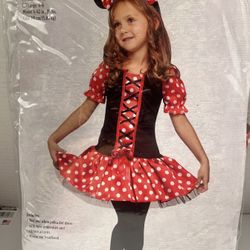 Miss Mouse Kids Halloweeen Costume Brand New