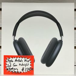 Apple AirPods Max 2nd Gen Midnight W/ AppleCare 5/31/27