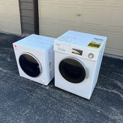 Free Delivery! Stackable Washing Machine & Dryer Set
