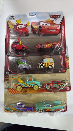 Disney Pixar Cars 20th Anniversary Race to Celebrate Woody Buzz 2-Pack LOT 4