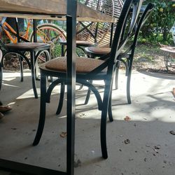 Restoration Hardware Madeleine Rattan Side Chairs, chairs 