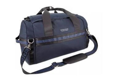 versace blue duffle bag for men