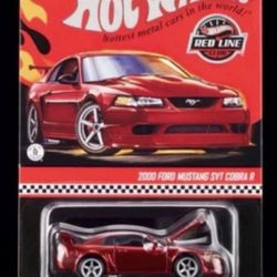 Mattel Hot Wheels RLC Exclusive 2000 Ford Mustang SVT Cobra R
