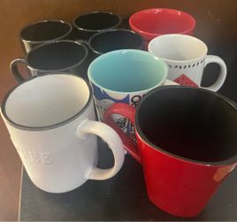 Mixed Ceramic Coffee Mug Lot of 12