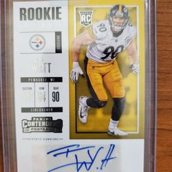 TJ Watt Rookie Card Autograph