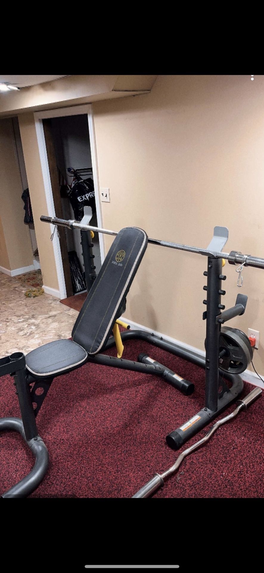 Bar N Bench And Rack Weights Sold Separate