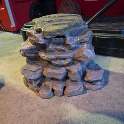 Turtle tank waterfall decor