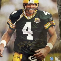 Brett Favre Signed Poster