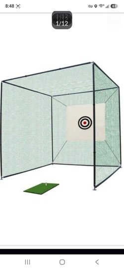 Golf Hitting Cage With  Net & Frame