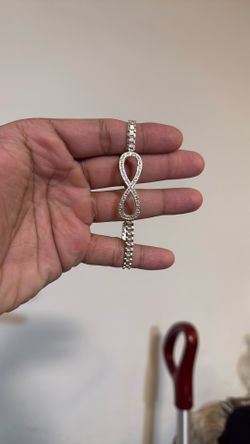 Infinity Bracelet 925 Silver 