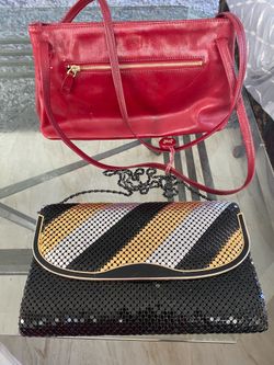 Purse ,  Leather   One of them  is ( Leather )  Looks like new  Both  For