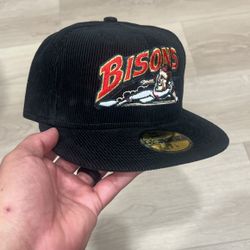Bison New Era Hat Size 7 1/8