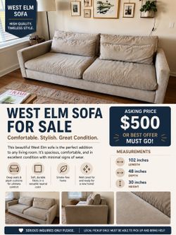 West Elm Sofa